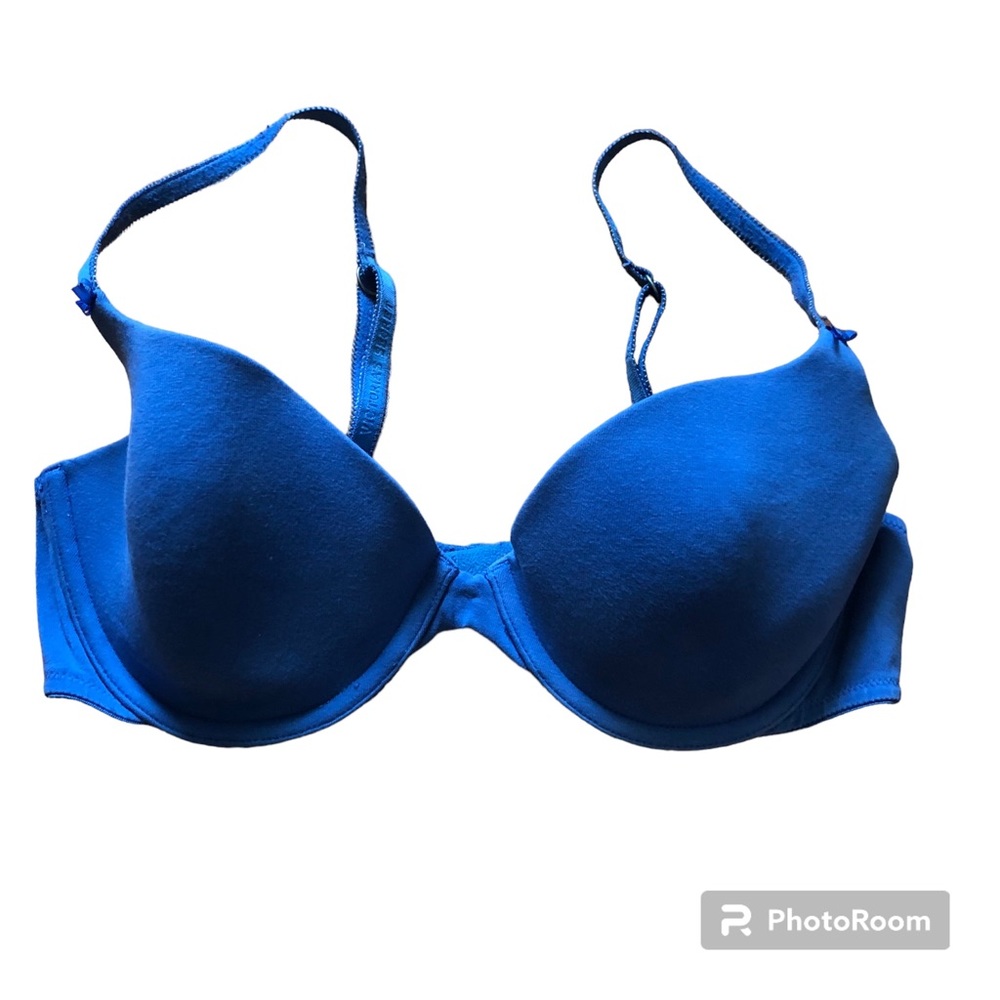 Victoria’s Secret Lined Demi Blue Bra Size 34C
